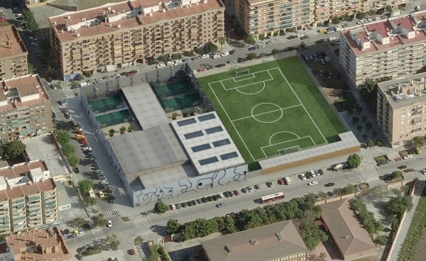 SANJOSE irá construir o edificio dos balneários e realizará diversas obras no campo de futebol de Malila, Valencia