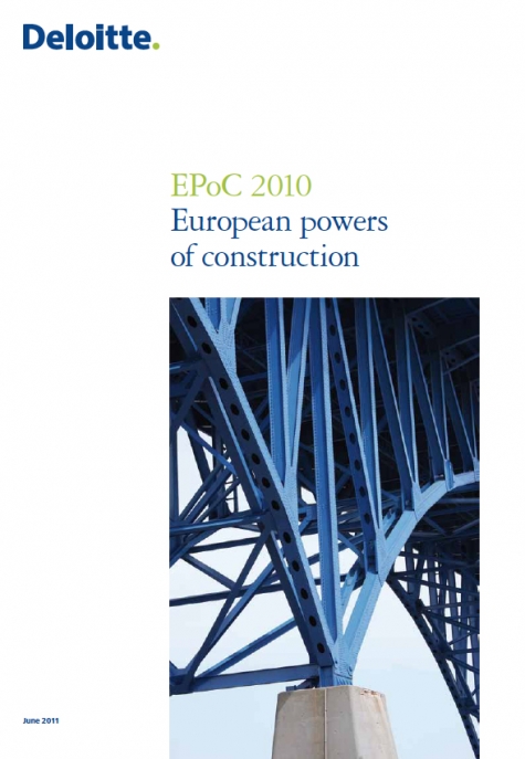 Grupo SANJOSE ranked 49th of the 50 major construction companies in Europe in the �European Powers of Construction 2010� ranking, realized on a yearly basis by the prestigious Profesional Services firm Deloitte