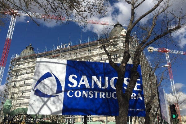 SANJOSE elegida para reformar el Hotel Ritz, Madrid