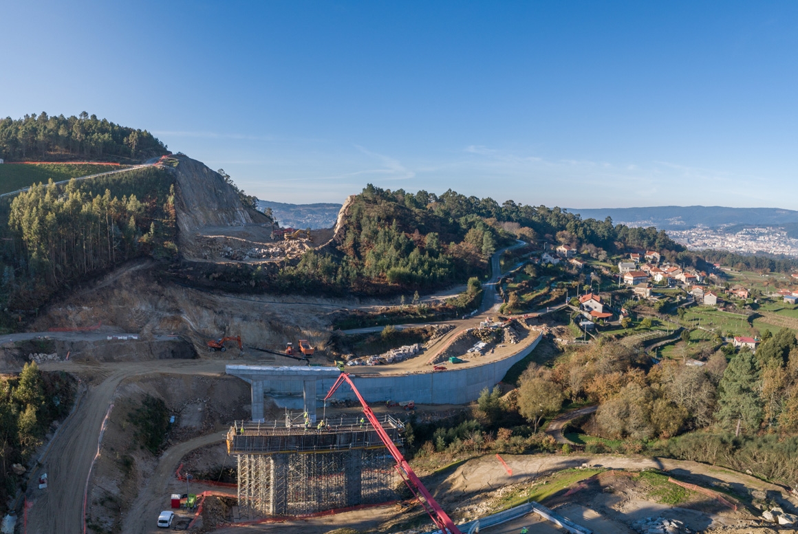 TRONÇON VILABOA - A ERMIDA DE LA FUTURE AUTOROUTE A-57, PONTEVEDRA