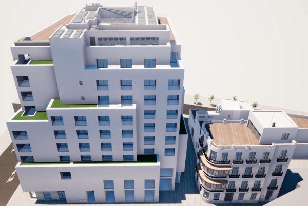 SANJOSE construir el Hotel H10 Hoyo de Esparteros 4 estrellas en Mlaga