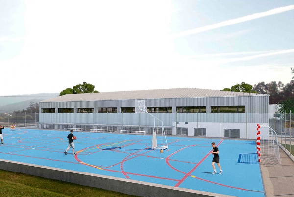 SANJOSE construir el CEIP O Revel - Vilalonga, Pontevedra