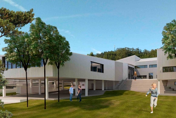 SANJOSE construir el CEIP O Revel - Vilalonga, Pontevedra