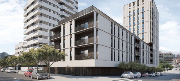 SANJOSE construir el Residencial Bagaria II en Cornell de Llobregat, Barcelona