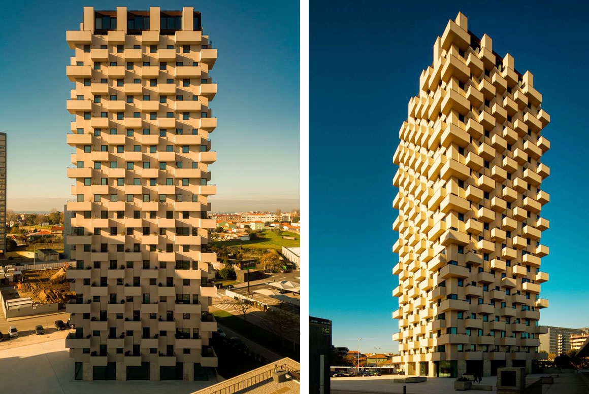 RESIDENCIAL THE FLOWER TOWER MAGNOLIA EN LEÇA DA PALMEIRA, MATOSINHOS