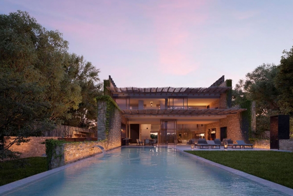 SANJOSE construir cuatro villas de lujo en Sant Joan de Labritja, Ibiza