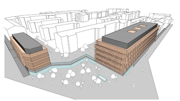 EBA construir un nuevo edificio de Consultas Externas del Hospital Universitario de Basurto en Bilbao, Vizcaya