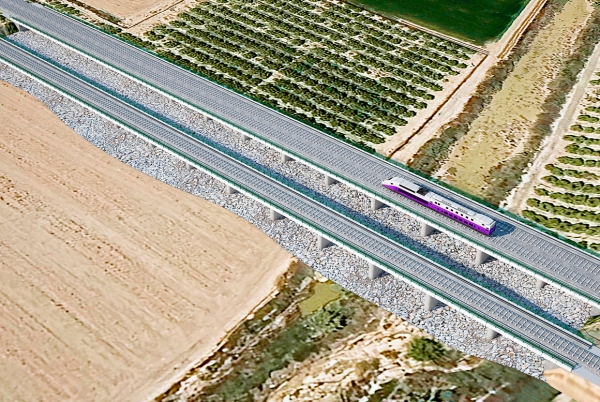 SANJOSE executes the High-Speed Rail Line Between Torre Pacheco and Cartagena