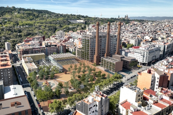 SANJOSE va enti&egrave;rement transformer le complexe &laquo; Les Tres Xemeneies del Paral&middot;lel &raquo; &agrave; Barcelone