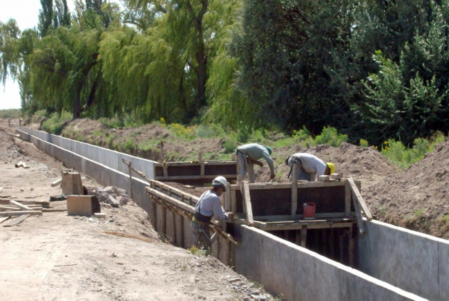 MODERNISATION AND UNIFICATION OF THE SOCAVON-FRUGONI-MARCO CHANNELS (DIAMANTE RIVER)  IN SAN RAFAEL, MENDOZA