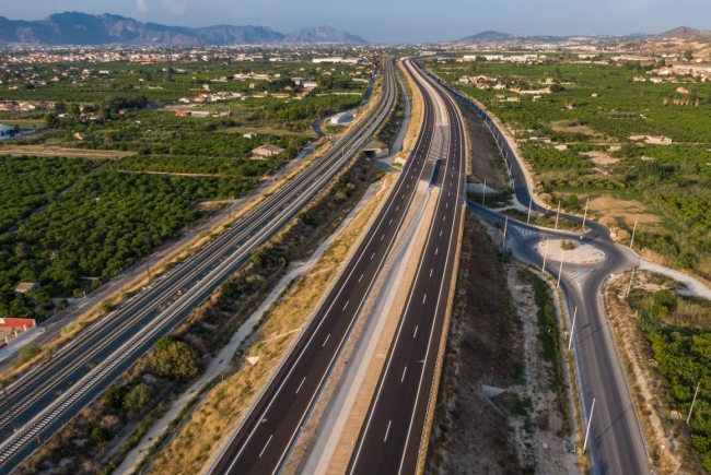 STRETCH HIGHWAY REGUERON OF RING ROAD MU-30 OF MURCIA